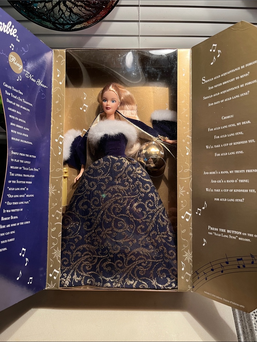 Barbie 2001 Bring in the New Year Holiday Celebration Doll